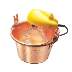 Polentina ardes ar2480 paiolo elettrico in rame 28cm [ar2480]