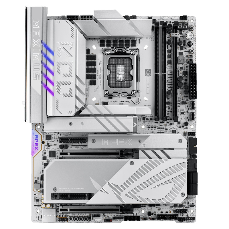 Scheda madre asus rog maximus z890 apex atx 2xddr5 bianco [90mb1ip0-m0eay0]