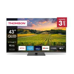 Tv led 43" thomson 43qg5c14 4k uhd 3840x2160p smart tv classe