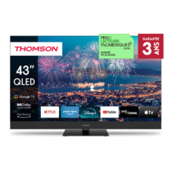 Tv led 43" thomson 43qg6c14 4k uhd3840x2160p smart tv classe