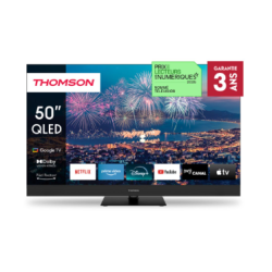 Tv led 50" thomson 55qg6c14 4k uhd 3840x2160p smart tv classe