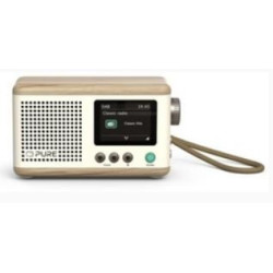 Radio portatile pure classic mini 2.4'' cotone bianco