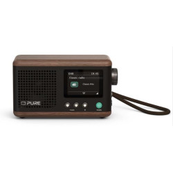 Radio pure classic mini 5w 2.5'' nero caffe'