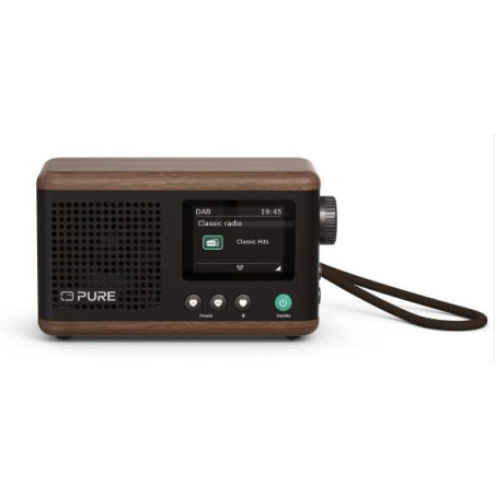 Radio pure classic mini 5w 2.5'' nero caffe'