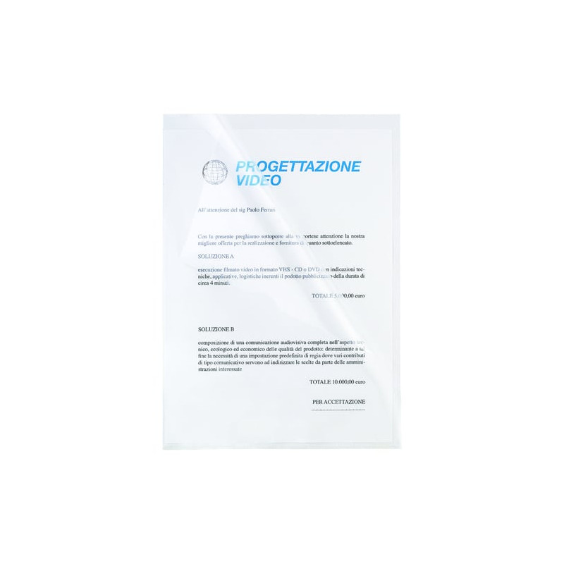 Cartellina ad l favorit 50 pz. 22x30 pratic 78/10 linear 01/0010