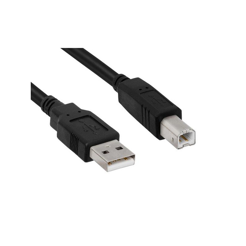 Cavo usb hamlet usb 2.0 tipo b 5m nero [xcu2ab50]