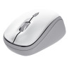 Mouse trust yvi+ wireless/bluetooth ottico 1600dpi bianco [25454]