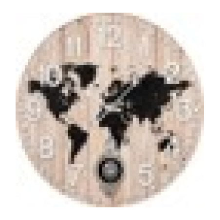 Orologio lowell 21546 da parete cassa in mdf 58cm movimento con pendolo