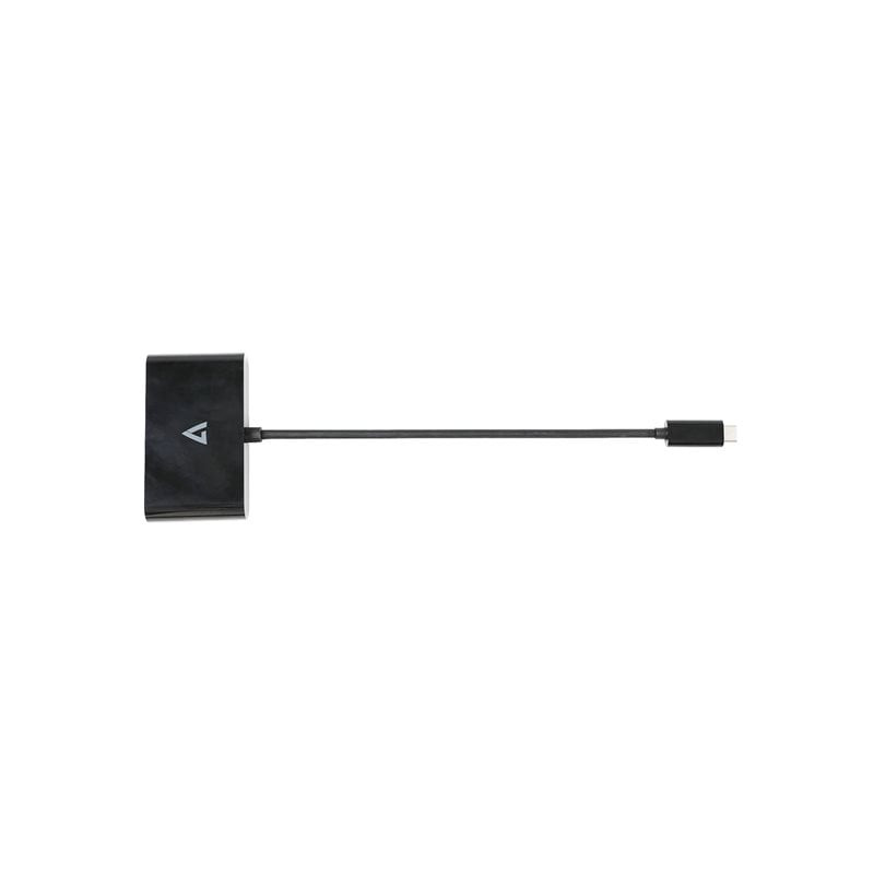 Hub v7 uc2a2chub-blk 4in1 2xusb-c e 2 porte usb-a nero