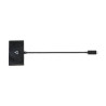 Hub v7 uc2a2chub-blk 4in1 2xusb-c e 2 porte usb-a nero