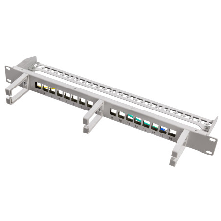 Pannello patch logilink nk4076 16 porte keystone senza frutti con