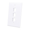 Placca porta techly frutti 3 posti mod.503 bianco