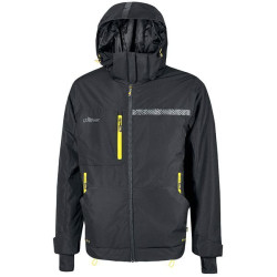 Giacca u power taglia m ammiccamento nero/giallo [wfu255bc-m]