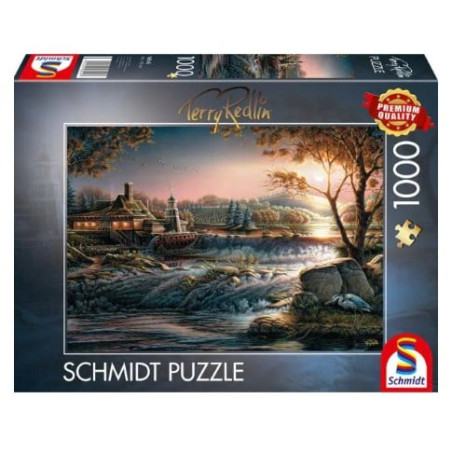 Puzzle schmidt spiele 58545 terry redlin luci nella natura selvaggia