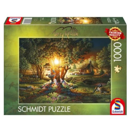 Puzzle schmidt spiele 58547 terry redlin magnifico bagliore primaverile