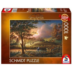 Puzzle schmidt spiele terry redlin sungold sui campi maturi 1000pz