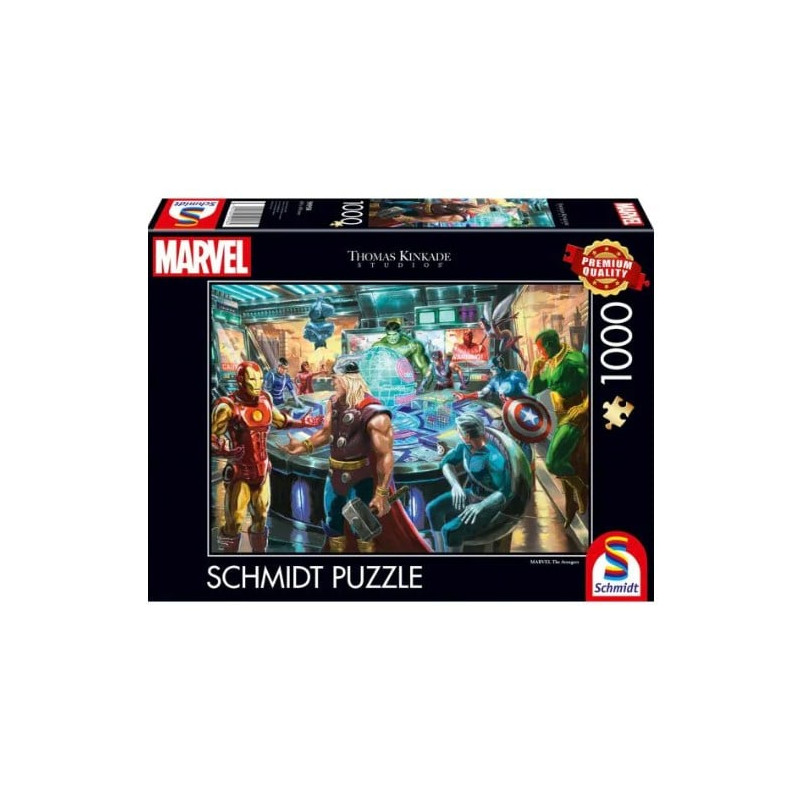 Puzzle schmidt spiele 59958 thomas kinkade studios marvel the avengers