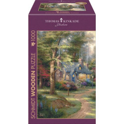 Puzzle schmidt spiele thomas kinkade studios: il villaggio in riva