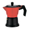 Caffettiera maestro mr-1657-9 in alluminio 450ml nero/rosso[mr-1657-9]
