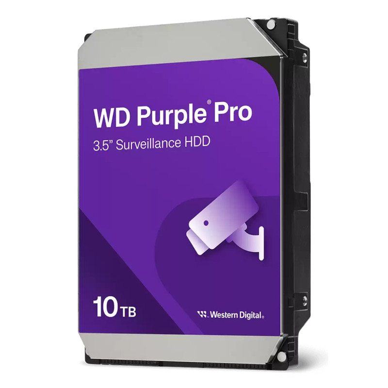 Hard disk 3.5 10tb western digital purple pro serial ata iii [wd102purp]