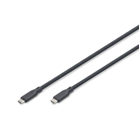Cavo di ricarica digitus usb-c 3.2 (m-m) 1m silicone 4k 100w
