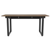 Scrivania dezctop desk bifrost 160 1pannello opzionale/160x72x73cm