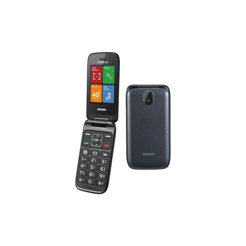 Telefono cellulare brondi strike 4g 2.8'' bluetooth 5.0/dual