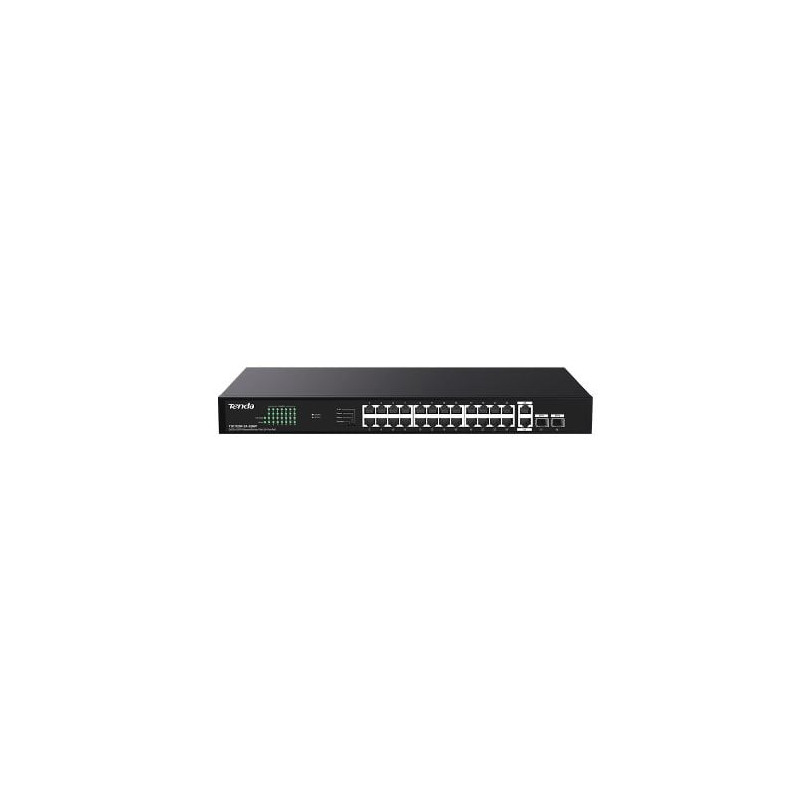 Switch tenda non-gestito 26pt/ge+2sfp con 24p poe gigabit ethernet