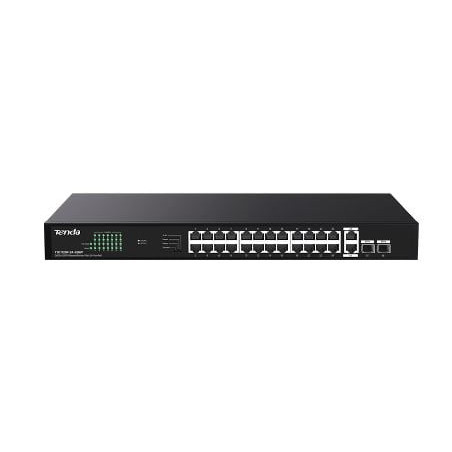 Switch tenda non-gestito 26pt/ge+2sfp con 24p poe gigabit ethernet