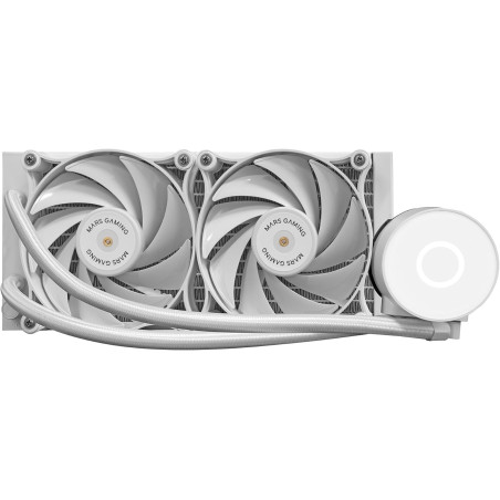 Dissipatore cpu a liquido mars gaming ml-pro240 240mm bianco