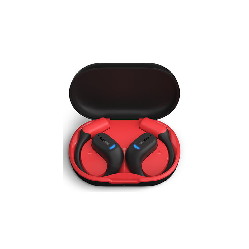 Auricolari philips 6000series tws/sport/bluetooth 5.3/91db/nero/rosso