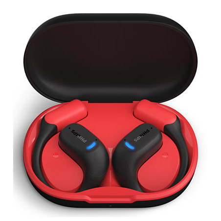 Auricolari philips 6000series tws/sport/bluetooth 5.3/91db/nero/rosso