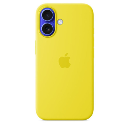 Custodia per apple iphone 16 silicone giallo/carambola [myy73zm/a]