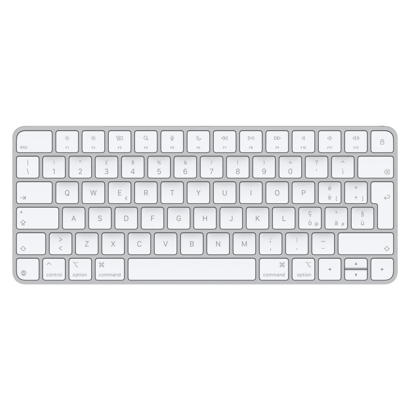 Tastiera universale apple magic con o senza cavo/qwerty italiano/bth/usb-c/27.89x11.49x1.09cm/bianco