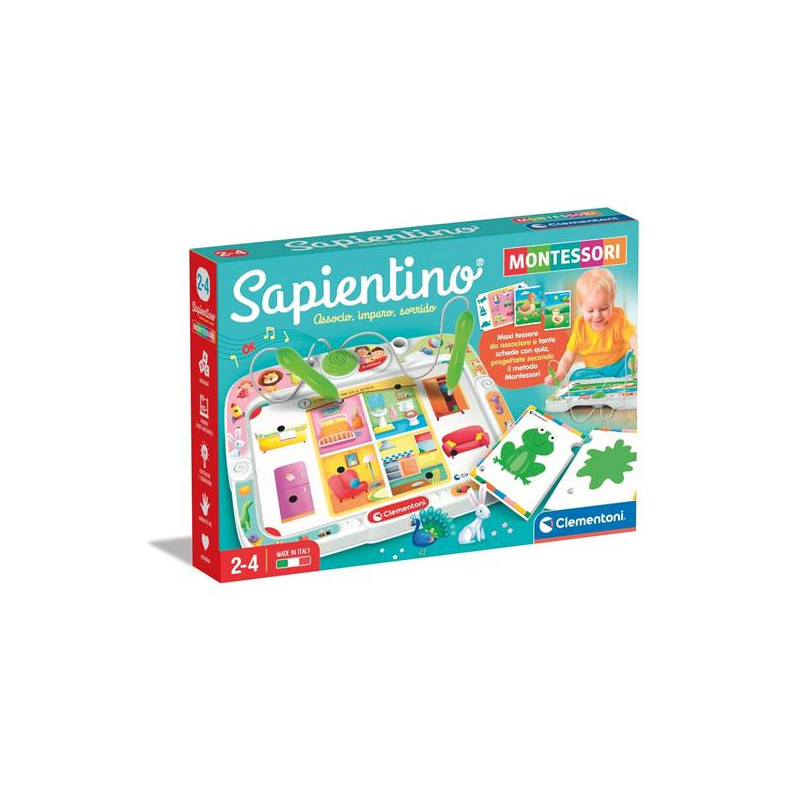 Clementoni sapientino montessori con doppio spinotto [16467]