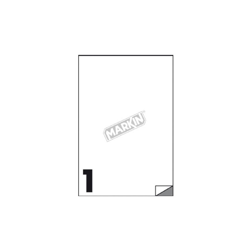 Etichette adesive markin senza margini 210x297mm 1 etichetta per