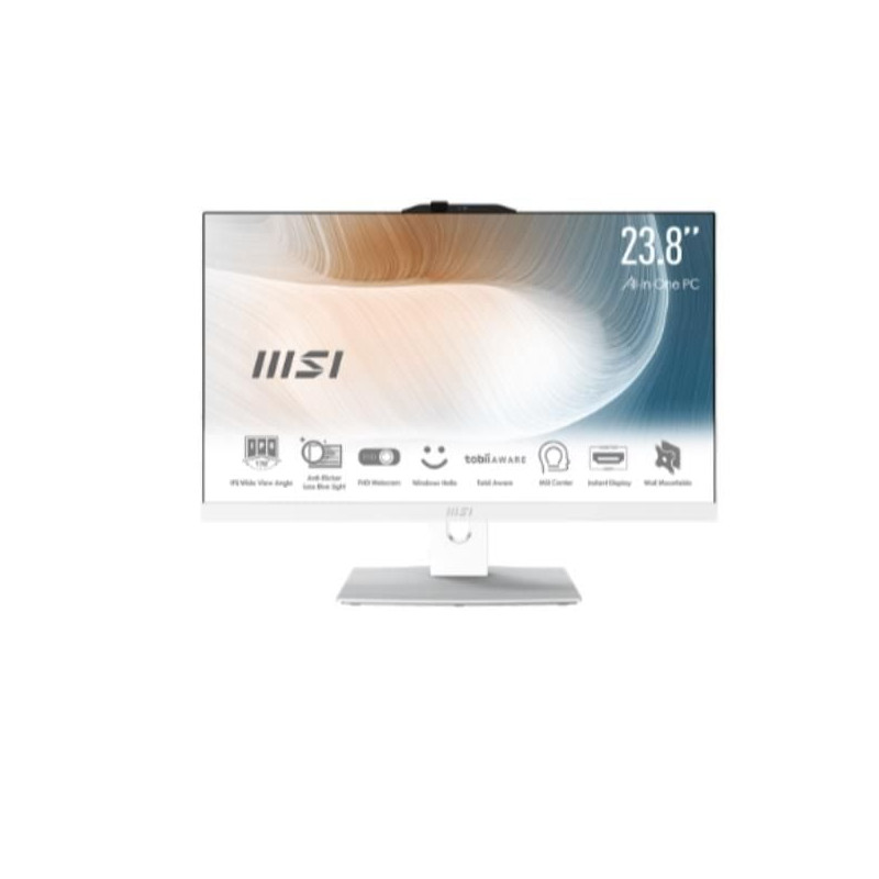 Pc all-in-one msi modern am242tp 1m-1245it core 5-120u/16gb/512gb