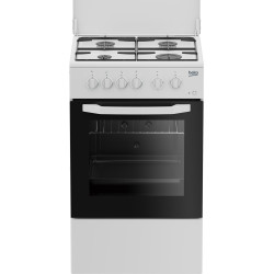 Cucina a gas beko css42014fw con 4 zone bianco/nero [css42014 fw]