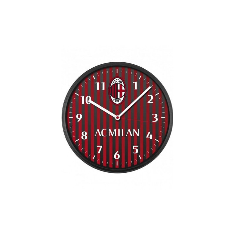 Orologio da parete lowell 00875in2 ac milan official multicolore