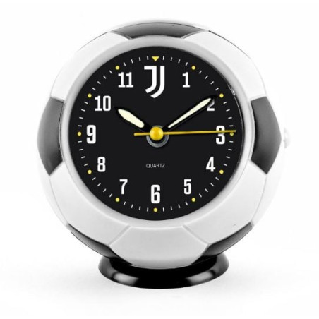 Orologio sveglia lowell ja7082ju2 juventus fc pallone bianco/nero
