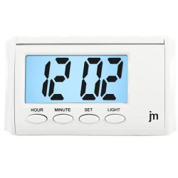 Orologio sveglia lowell jd9040b bianco [jd9040b]