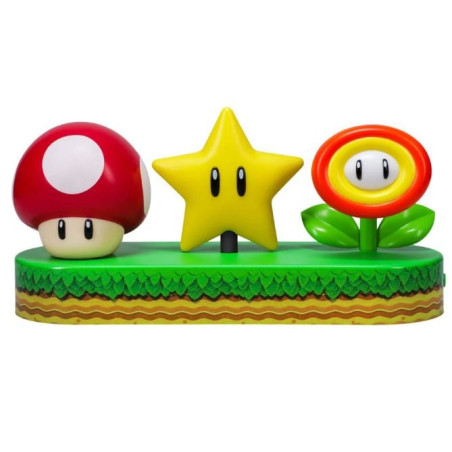 Lampada paladone super mario a soggetto symbols multicolore