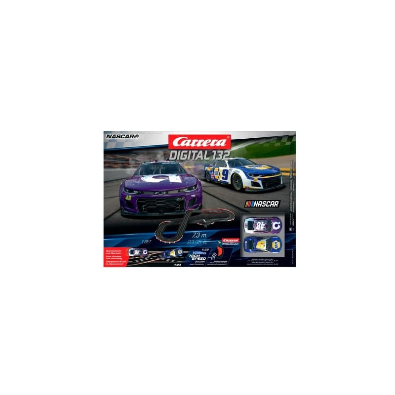 Modellino carrera digital 132 nascar daytona challenge 1/32 multicolore