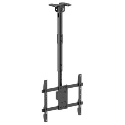 Supporto monitor 75" ciatti alto400 da parete nero