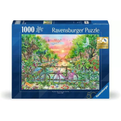Puzzle ravensburger biciclette da sogno ad amsterdam multicolore