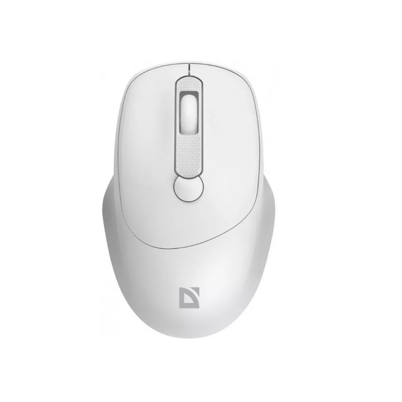 Mouse defender feam mm-296 rf senza fili ottico 1600dpi bianco