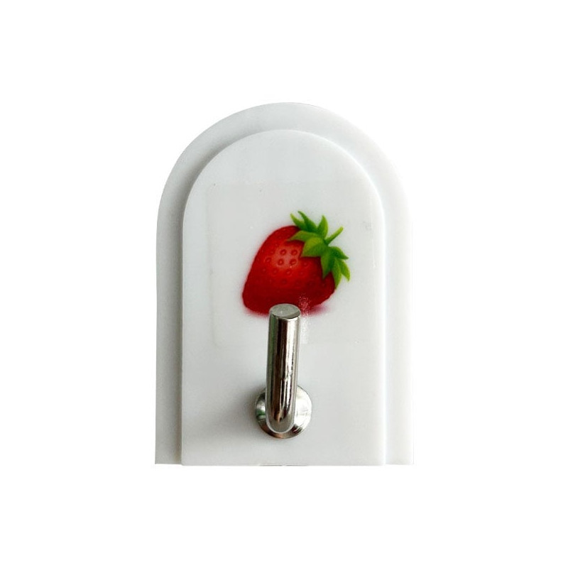 Gancio metallo newplastica 1 posto 3x4.5cm bianco 150pz [p /sc]