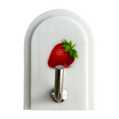 Gancio metallo newplastica 1 posto 3x4.5cm bianco 150pz [p /sc]