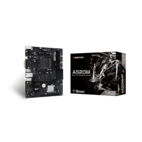 Scheda madre biostar a520mhp am4 ddr4 micro-atx [a520mhp]