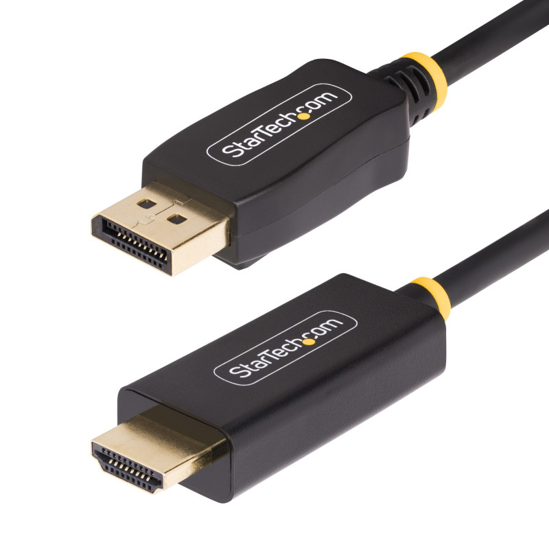 Cavo adattatore startech.com displayport a hdmi 4k 60hz hdr 2m nero